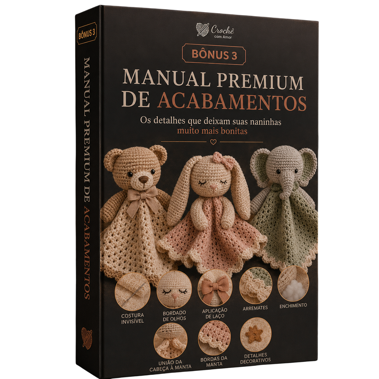 Mockup premium Manual de Acabamentos Para Naninhas Premium